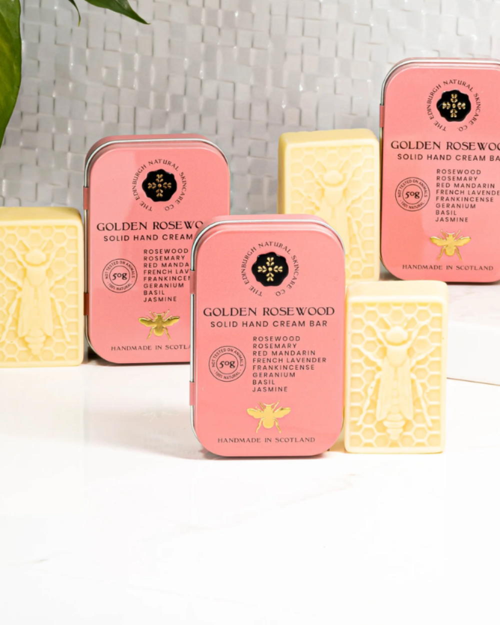 Golden Rosewood Luxury Hand Cream Bar