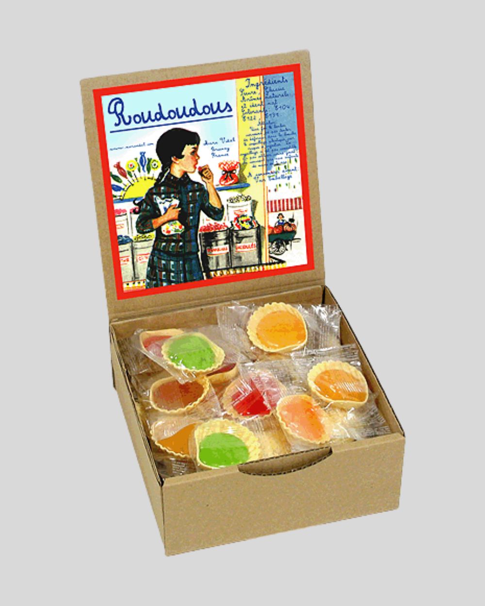 Clam Shell Lollipop Candy