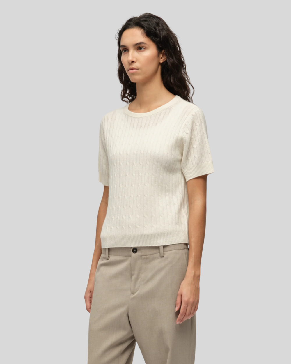 Women's Cableknit Blouse