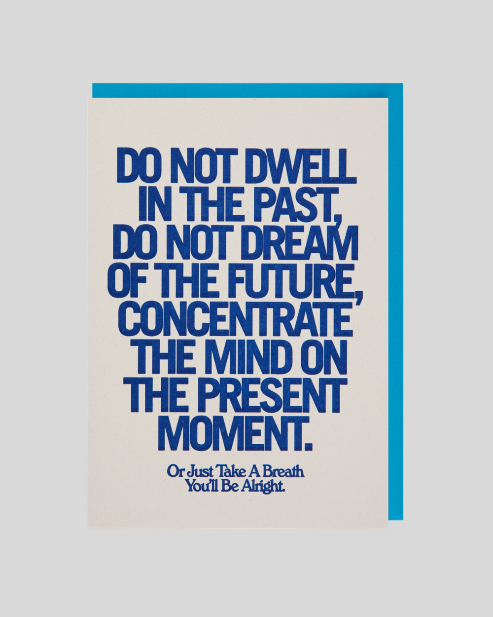 Do Not Dwell Card