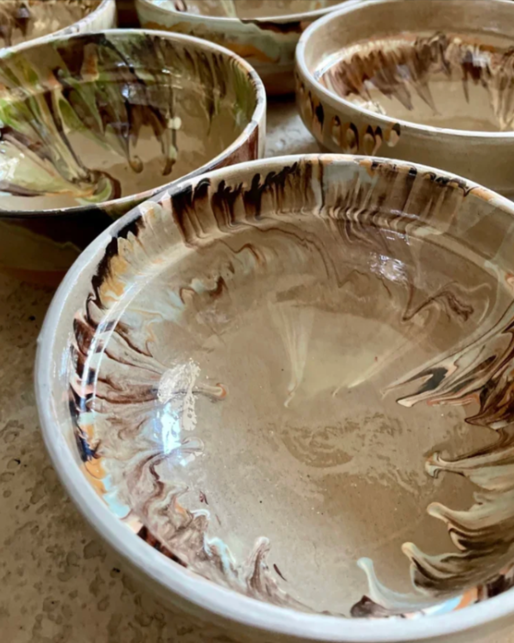 Vintage Handmade Ceramic Bowl