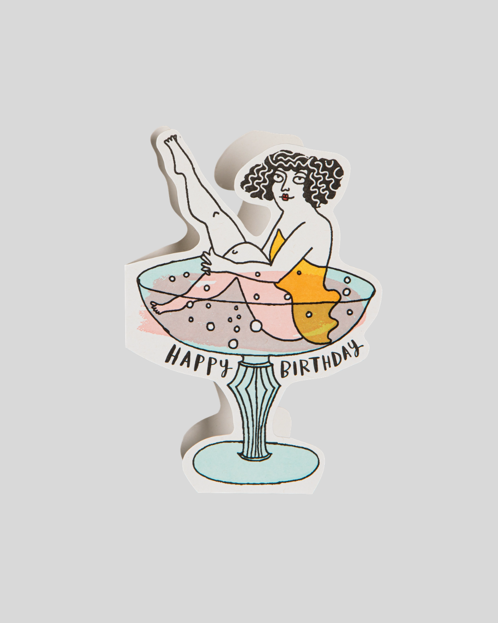 Birthday Cocktail Card