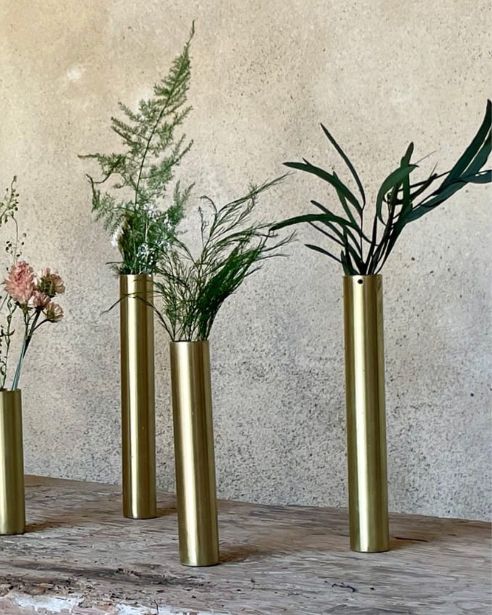 Metal Flower Vases