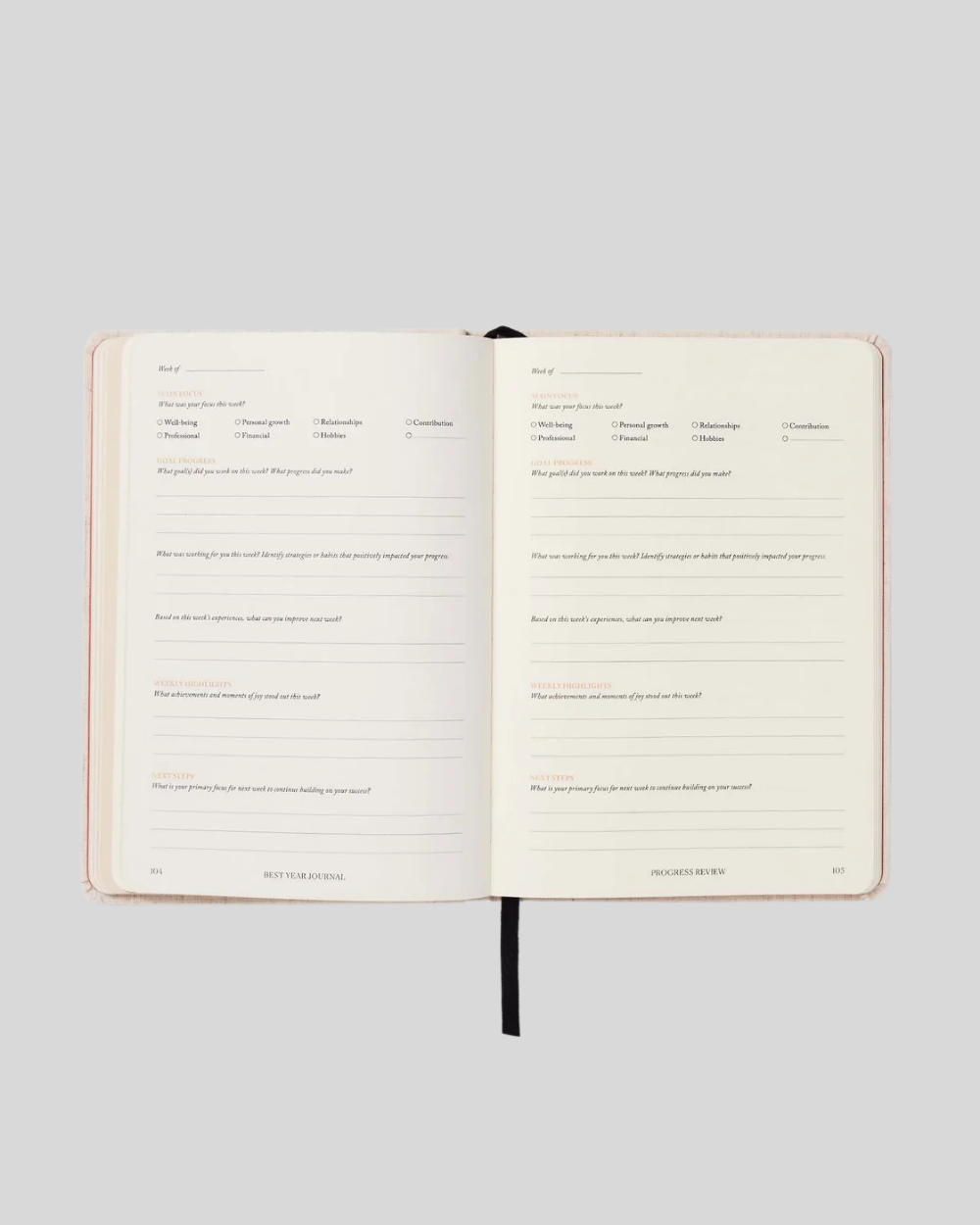 Best Year Journal