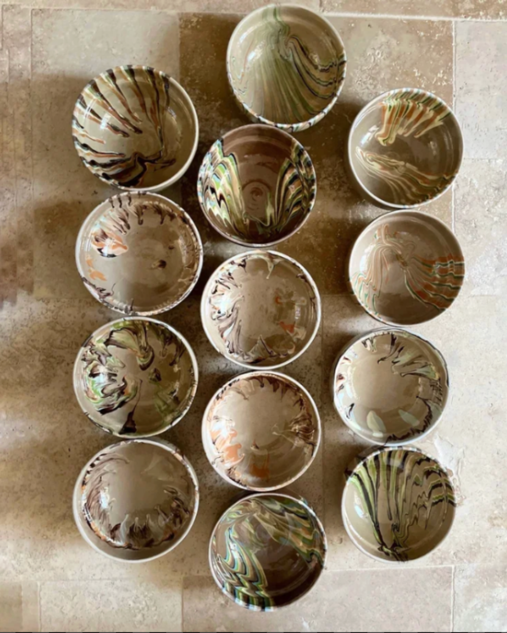 Vintage Handmade Ceramic Bowl