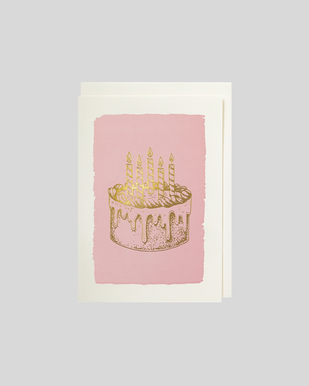 Gold Cake Card