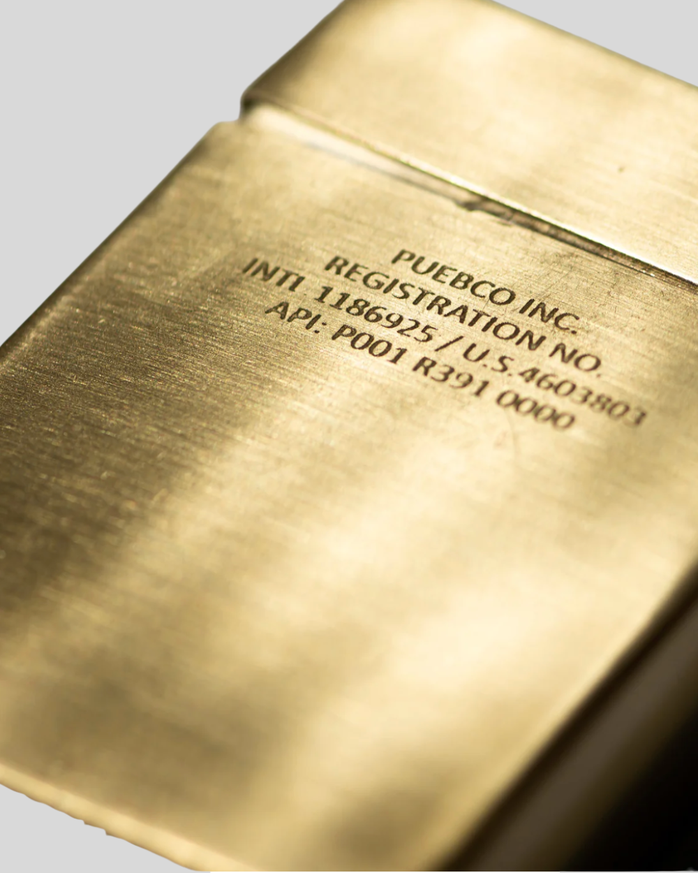 Brass Playing Card Case