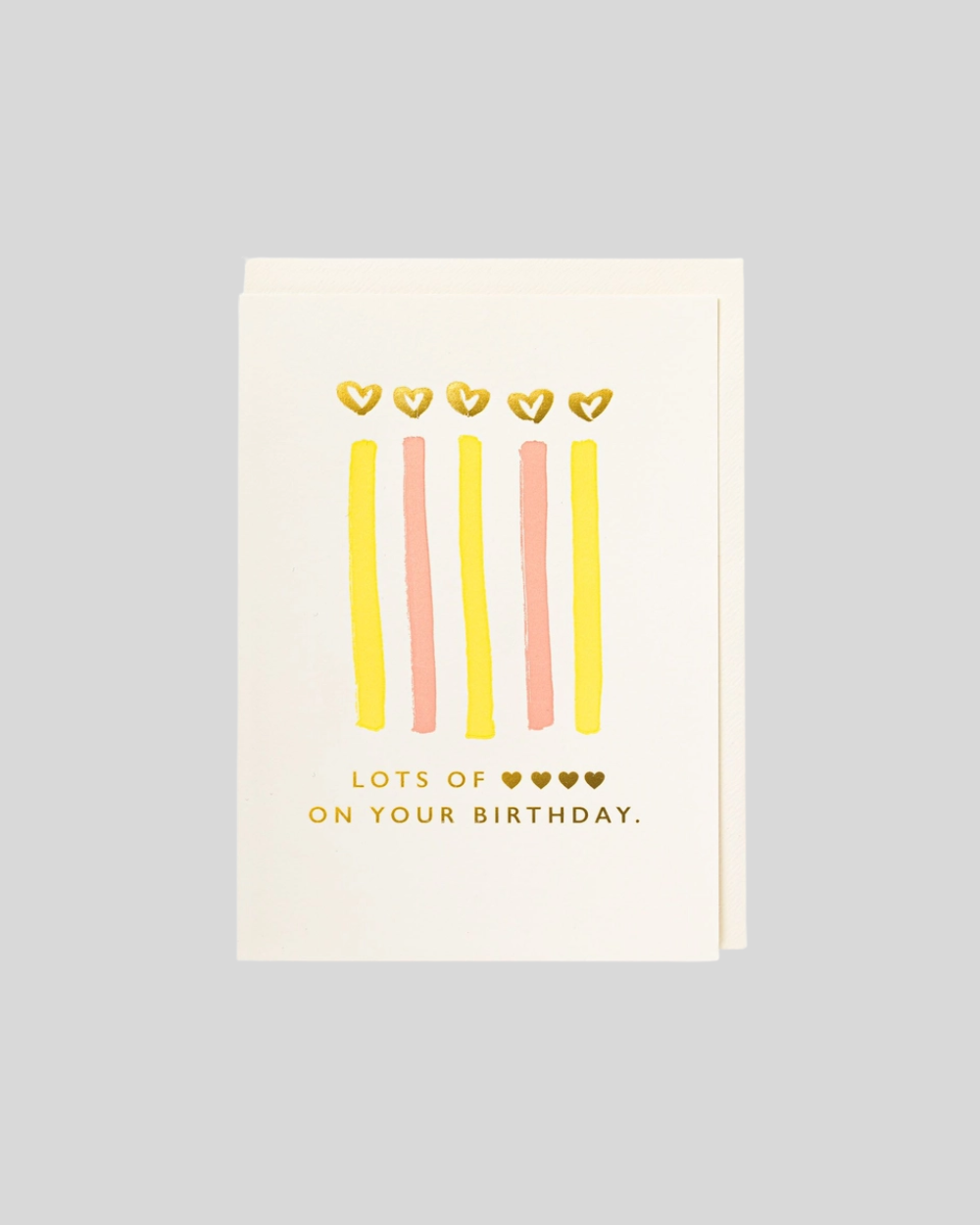 Lots of Love on Your Birthday Card
