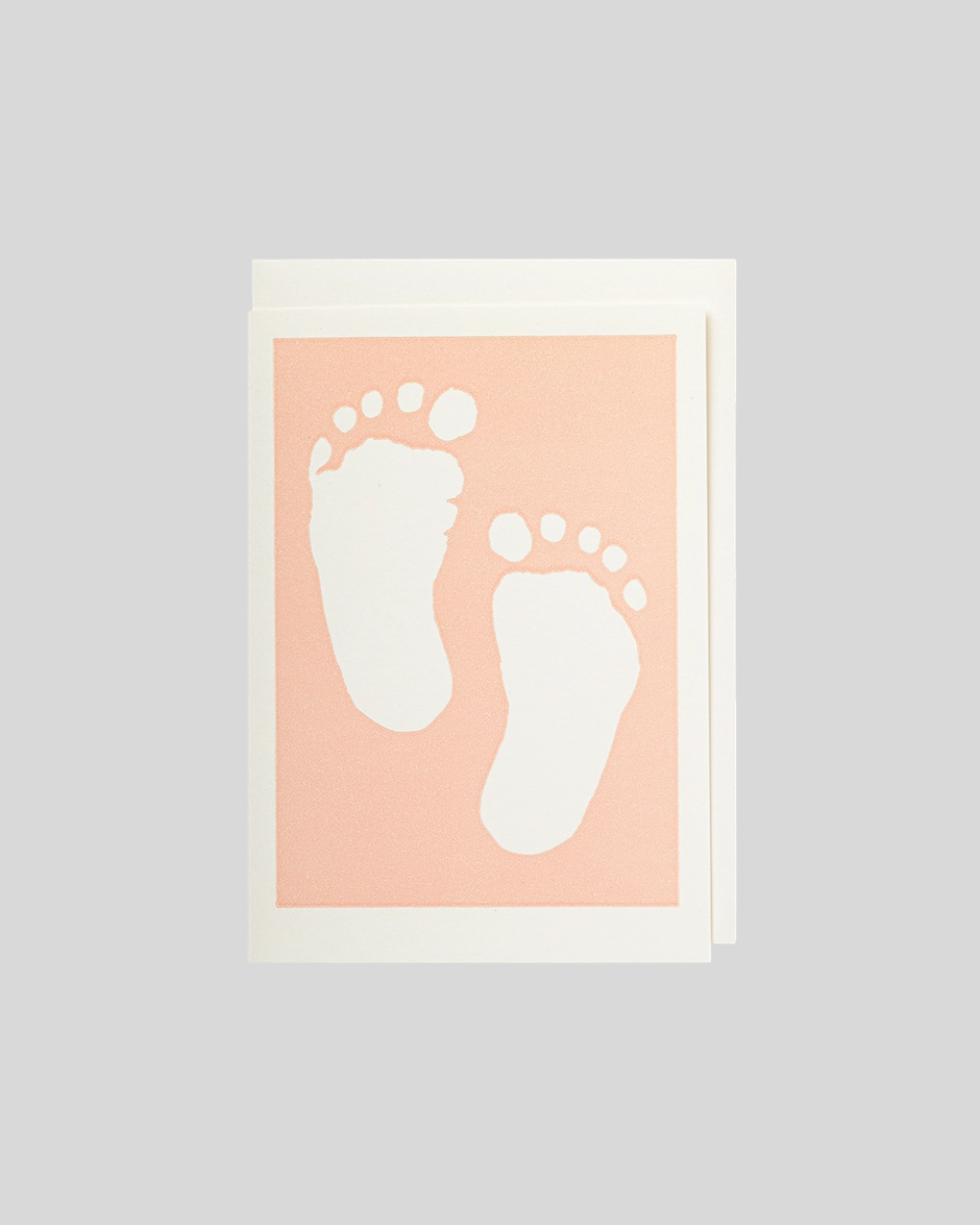 Pink Baby Feet Card