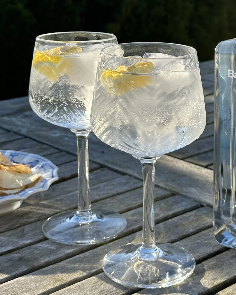 Herringbone Gin Glass