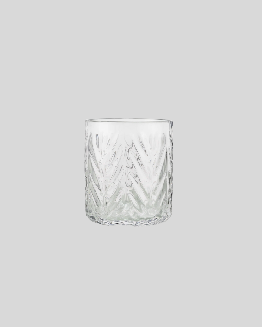 Herringbone Whisky Glass
