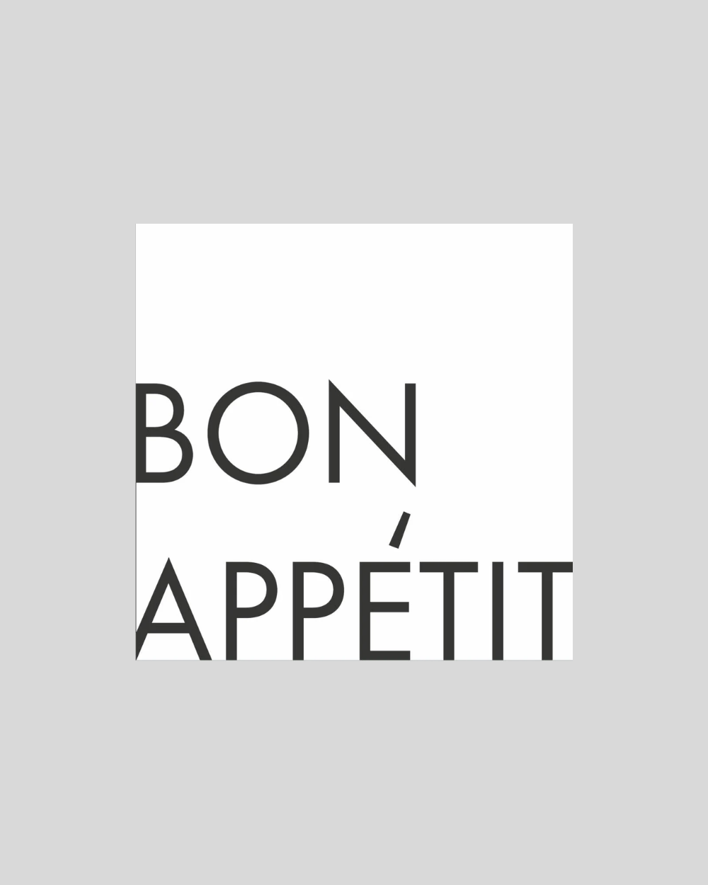 Bon Appetit Napkin