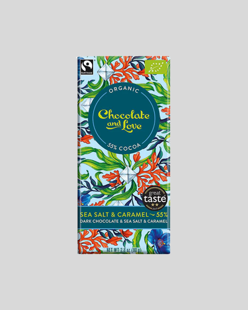 Sea Salt & Caramel Chocolate 55%