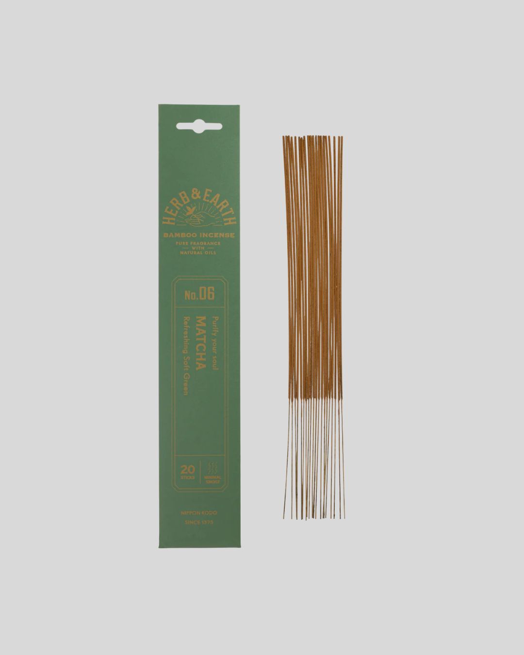 Bamboo Incense Sticks - Matcha