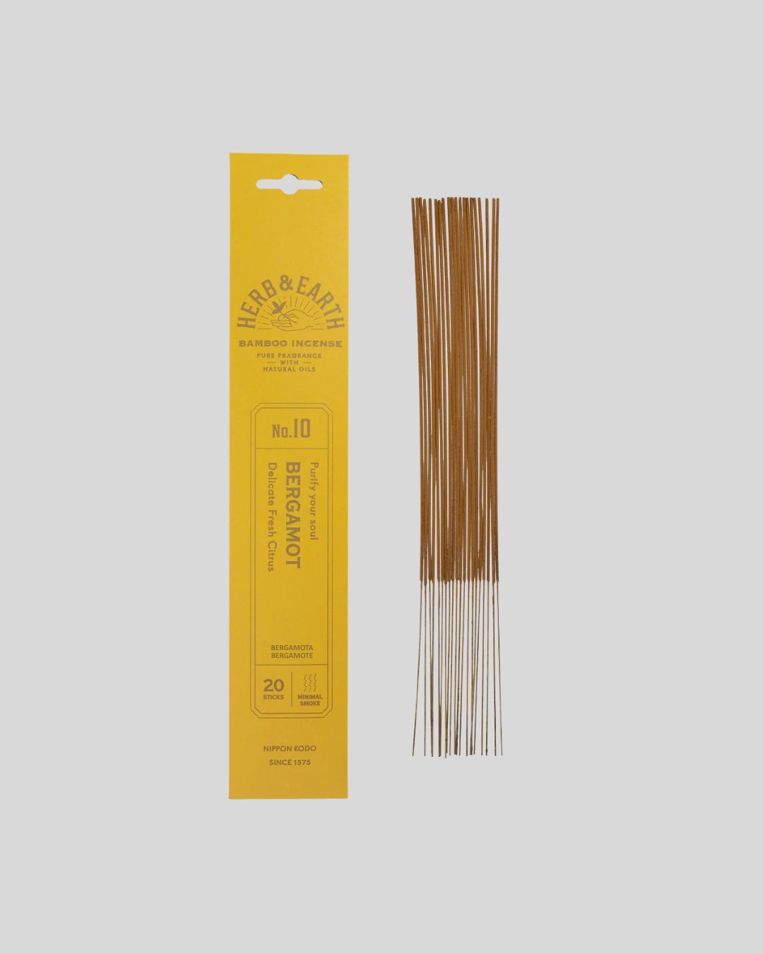 Bamboo Incense Sticks - Bergamot