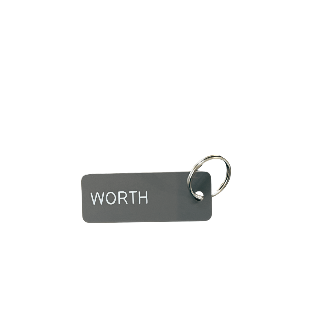 Keytag "Worth"