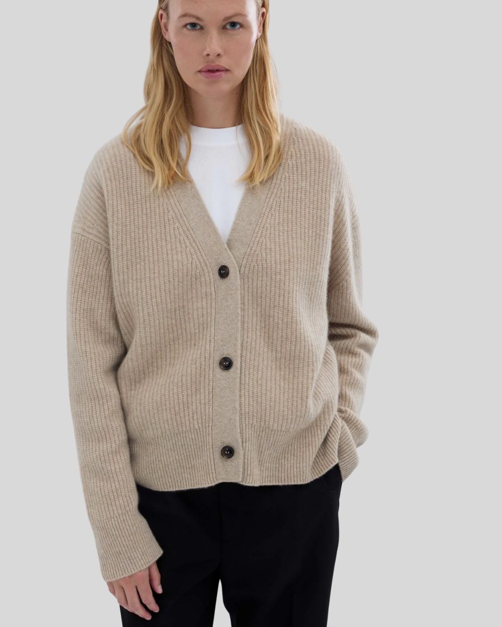 Premium Ribbed Cardigan
