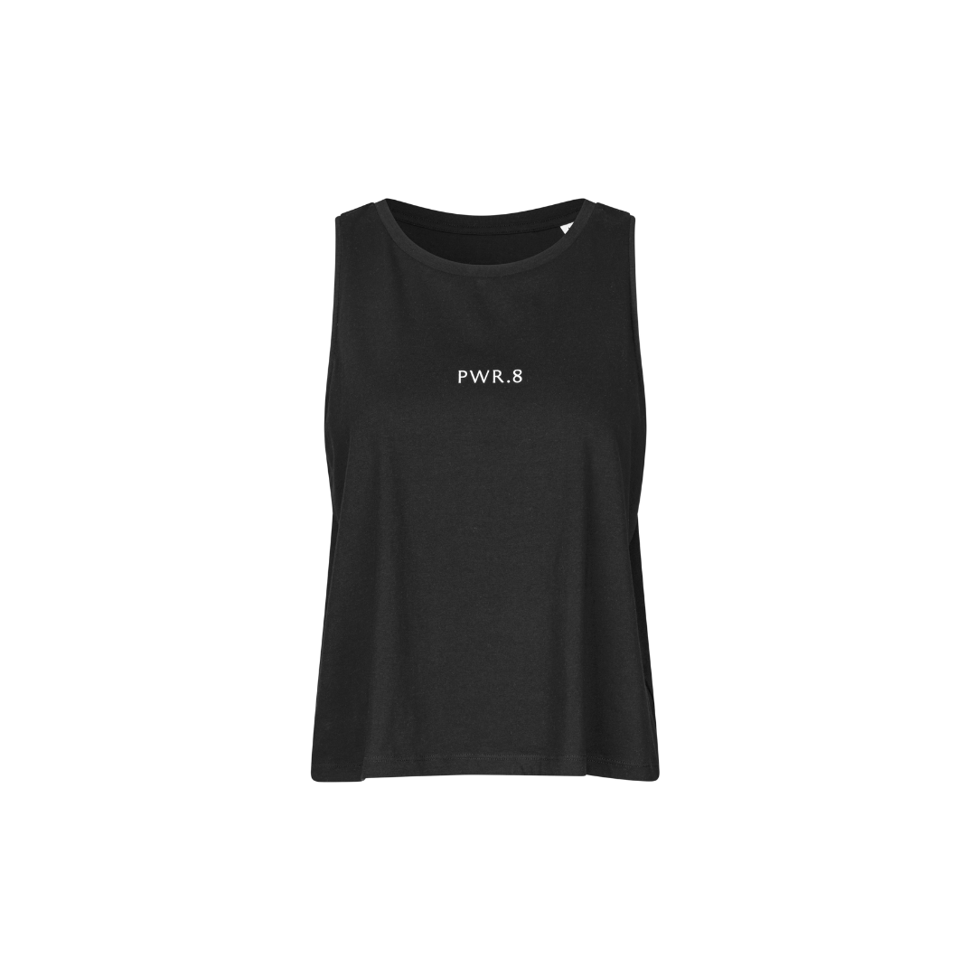 PWR.8 Tank Top Black