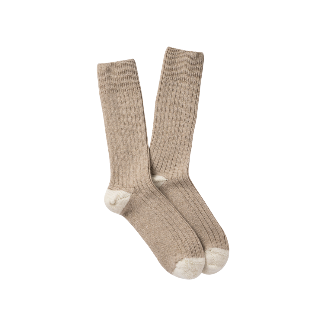 Cashmere Socks - Camel