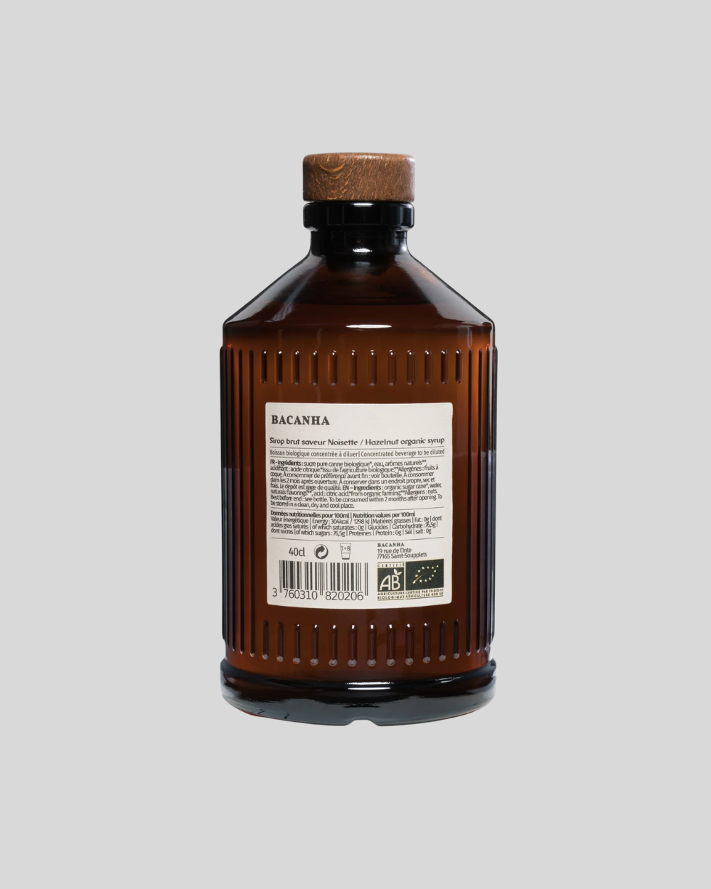 Organic Hazelnut Syrup