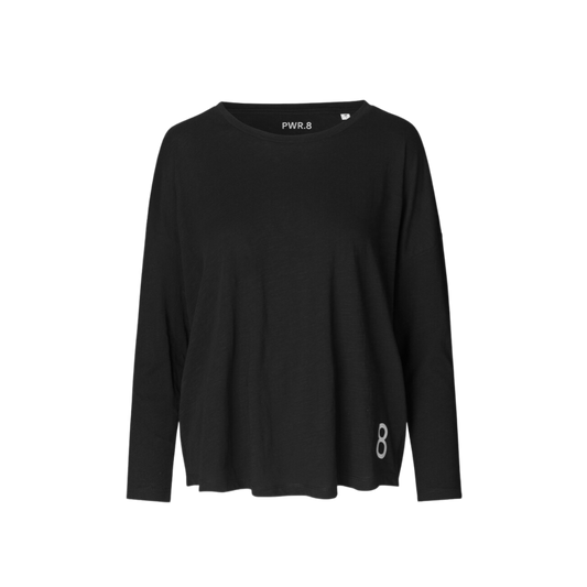 T-Shirt 3/4 Sleeve Black - Female