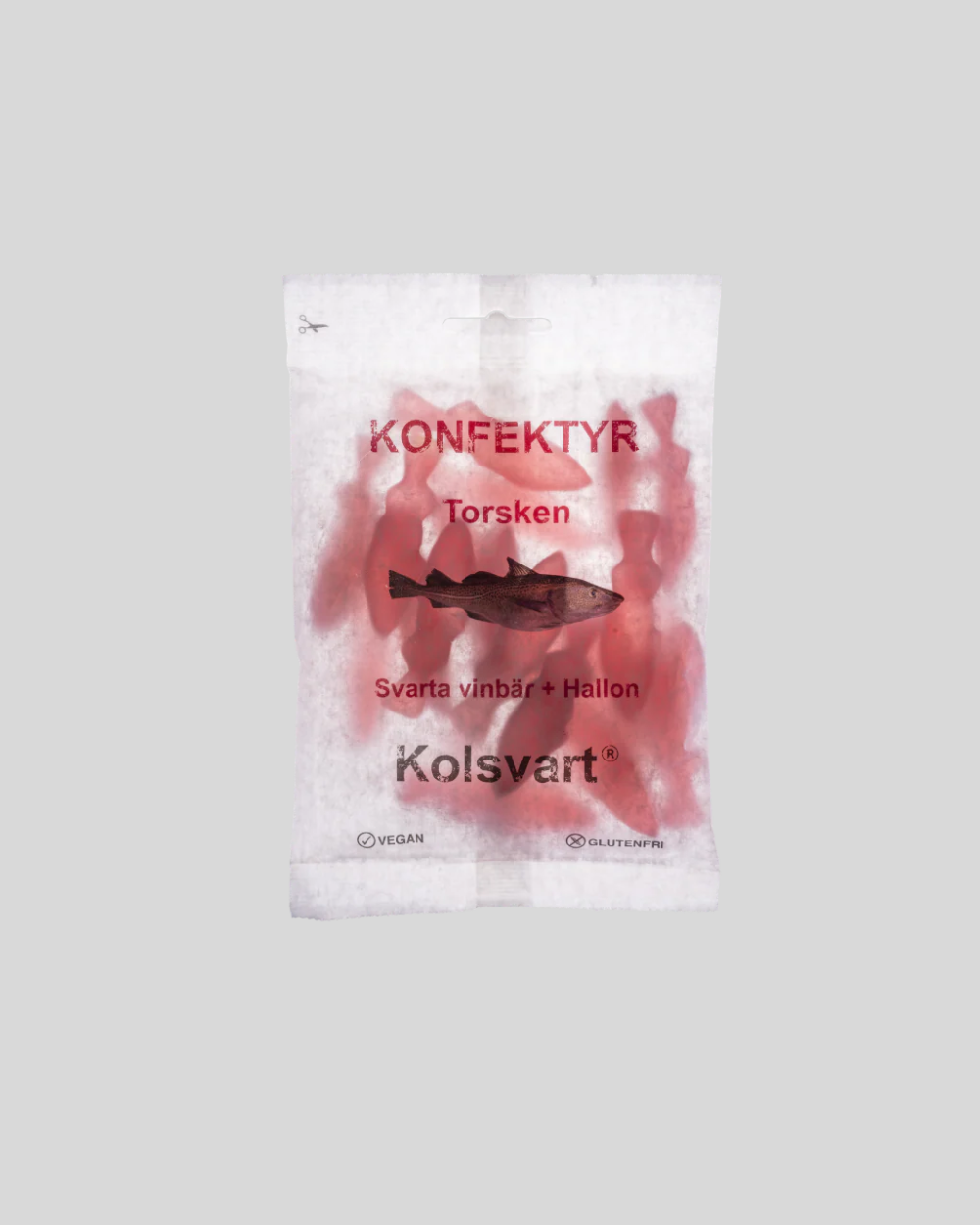 Torsken Raspberry & Blackcurrant Fish Mix