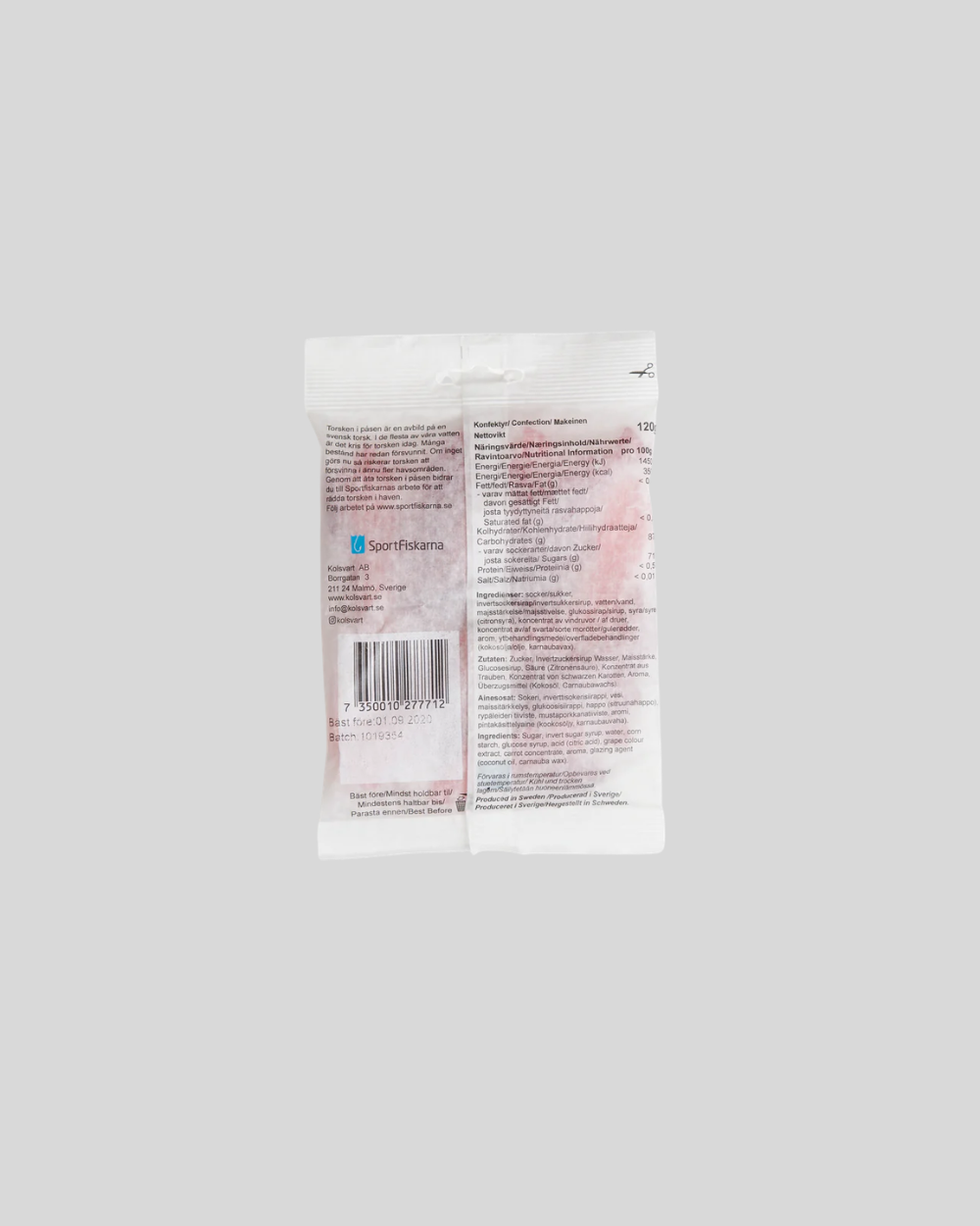 Torsken Raspberry & Blackcurrant Fish Mix
