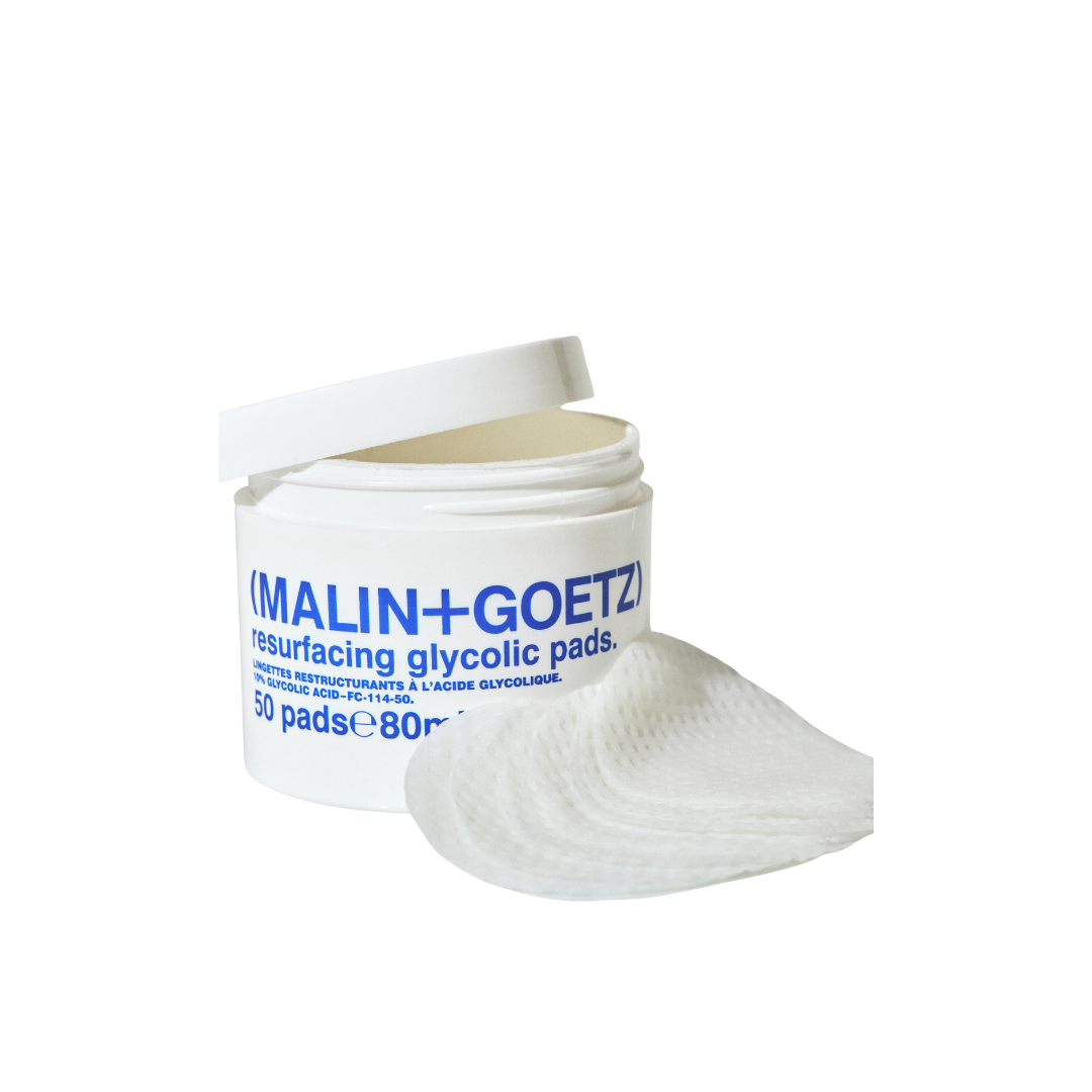 Malin+Goetz Resurfacing Glycolic Pads - 50 pads (10% Glyclic Acid)