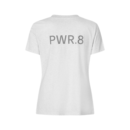 PWR.8 T-shirt Cream Heather Grey Female