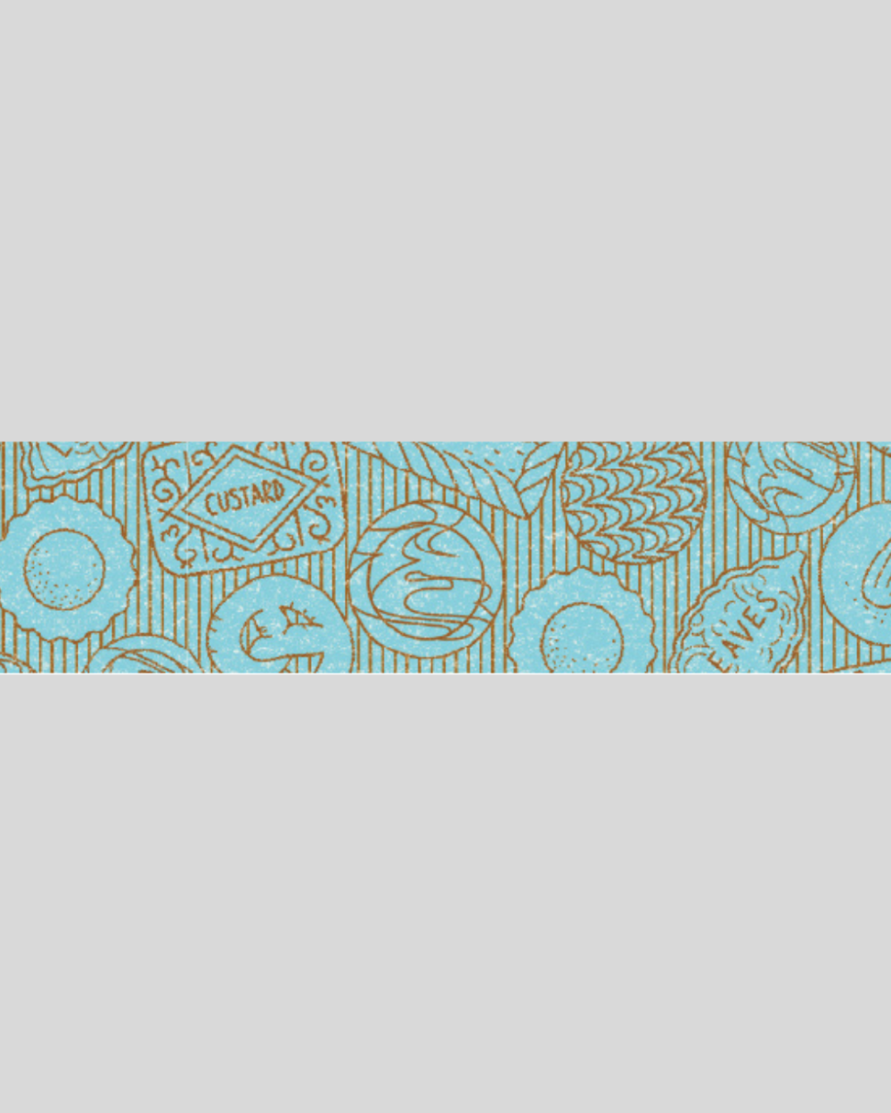 Washi Tape - Lined Cookies
