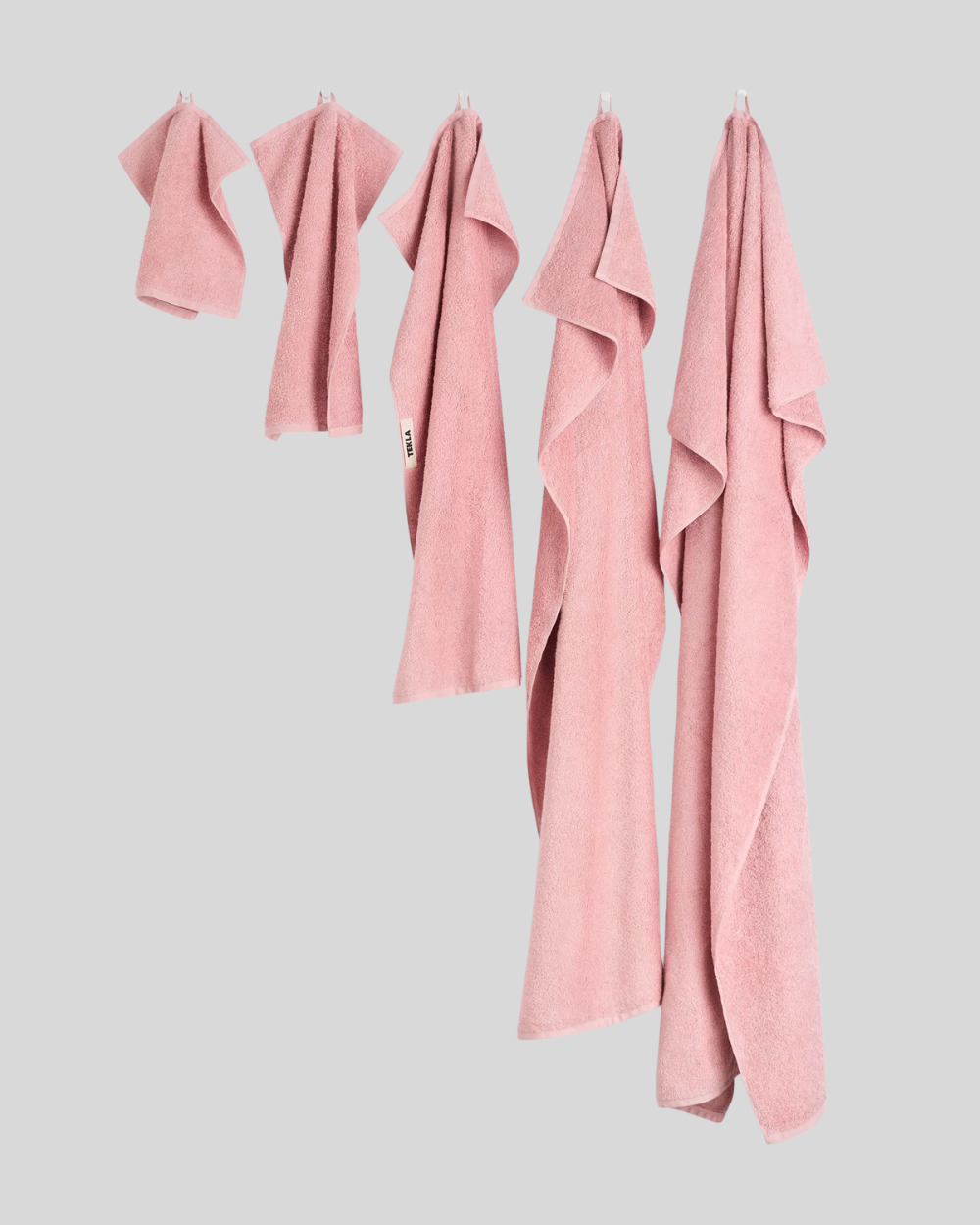 Shaded Pink Midweight Towel