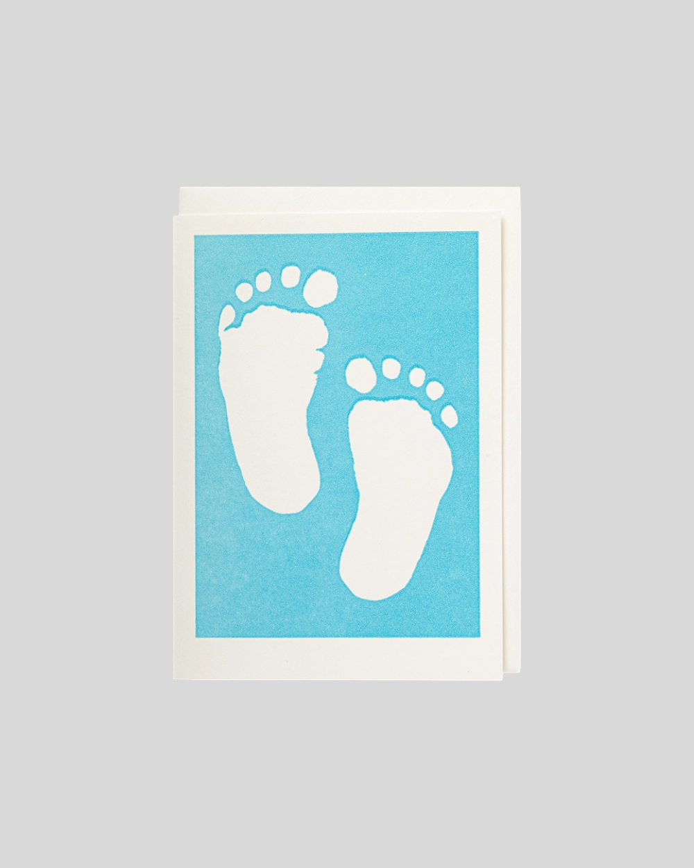 Blue Baby Feet Card