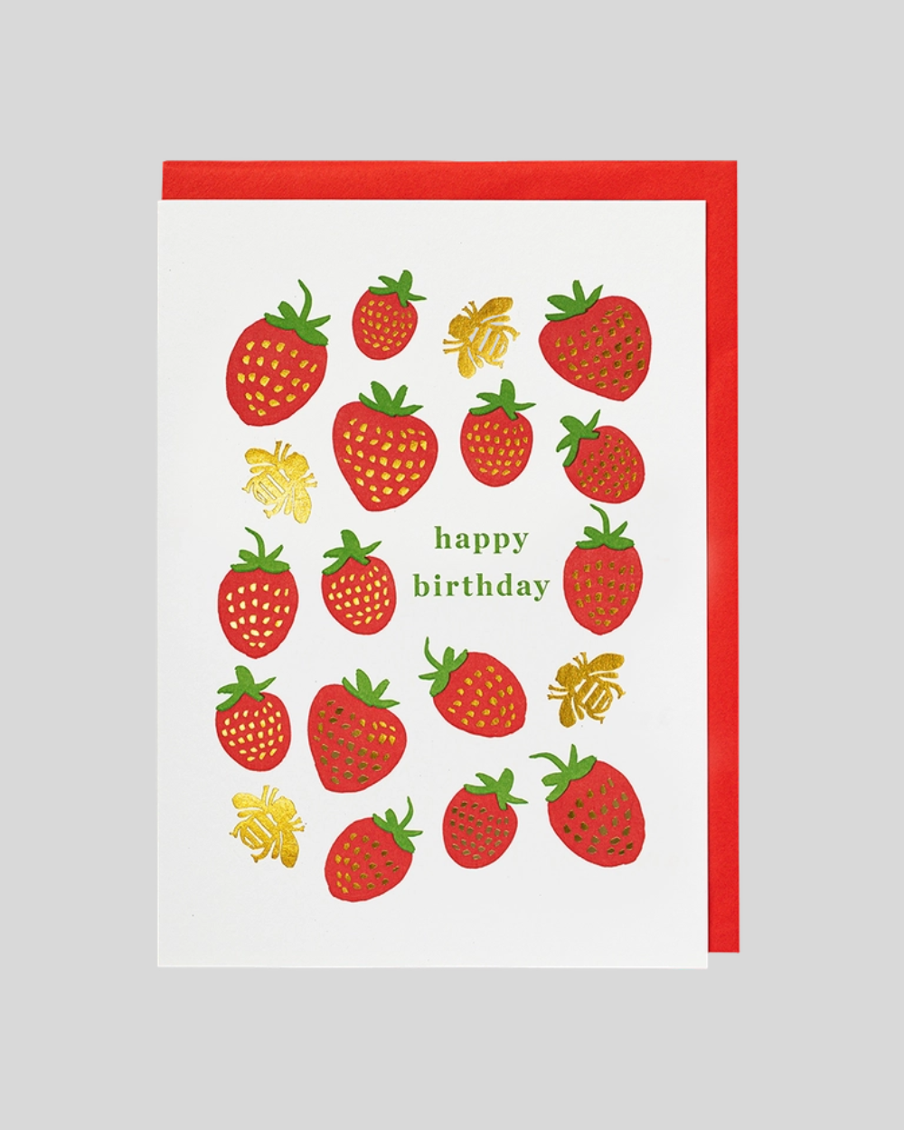 Strawberry Birthday Card