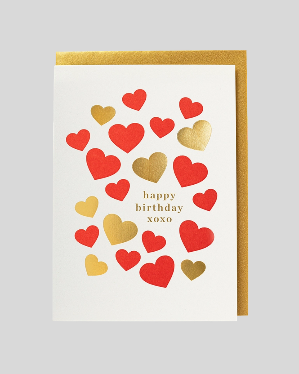 Happy Birthday Hearts Card