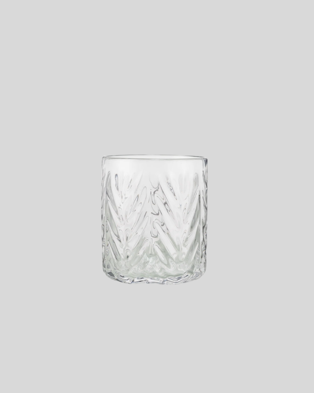 Herringbone Whisky Glass