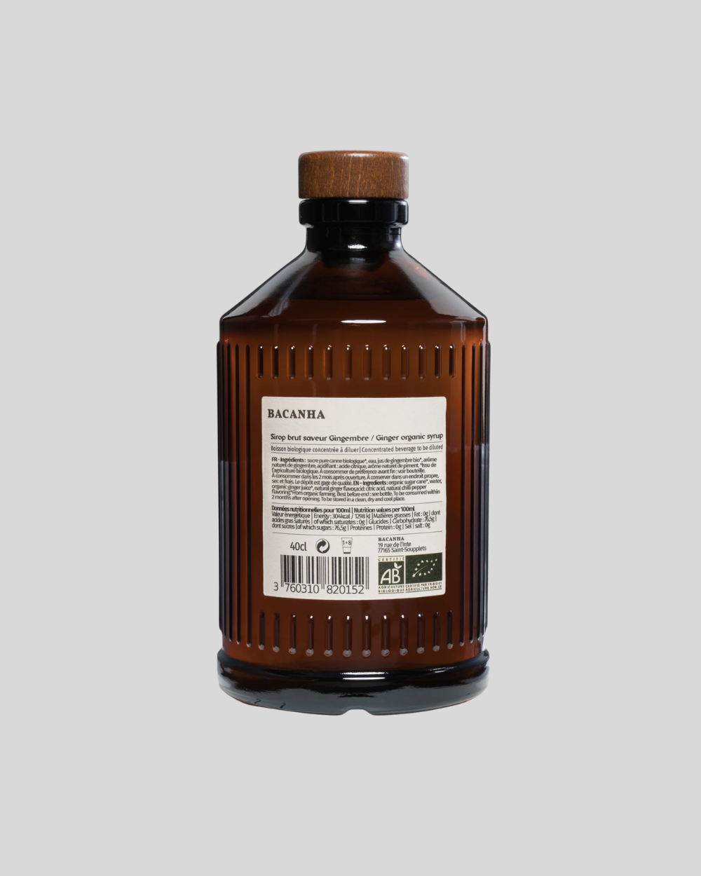Organic Ginger Syrup