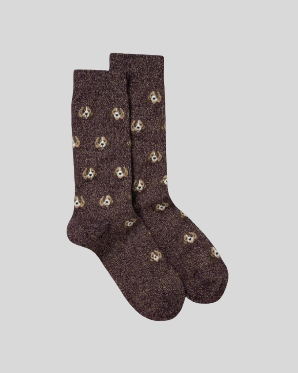 Poppy Socks - Aubergine