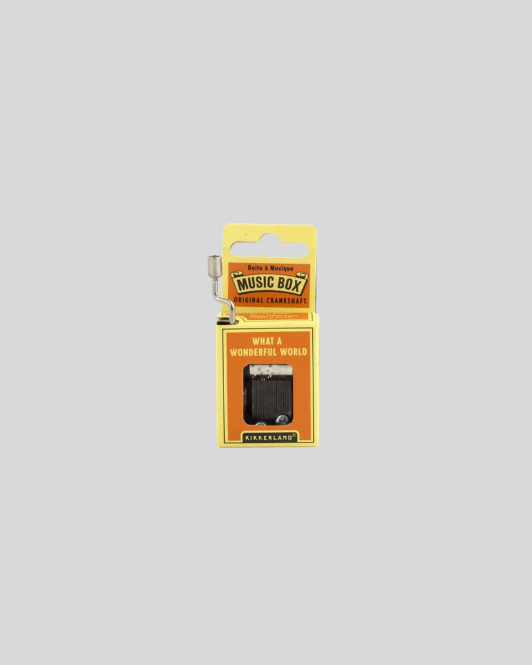 What A Wonderful World Crank Music Box