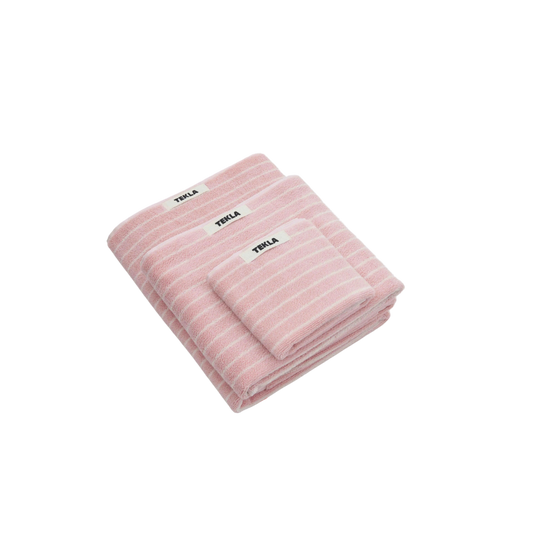 Bath Towel Shaded Pink Stripes