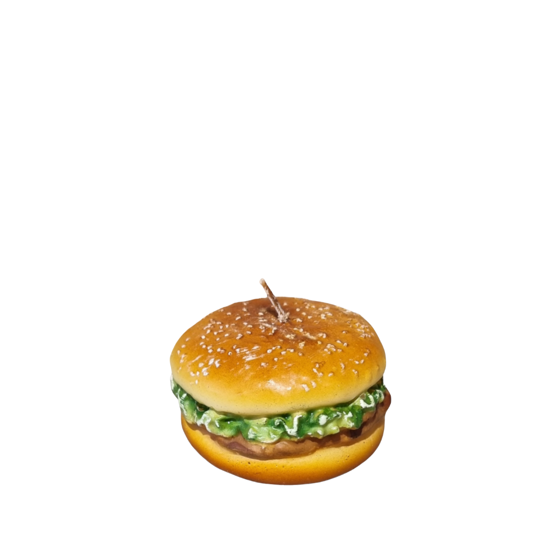 Burger Shaped Candle