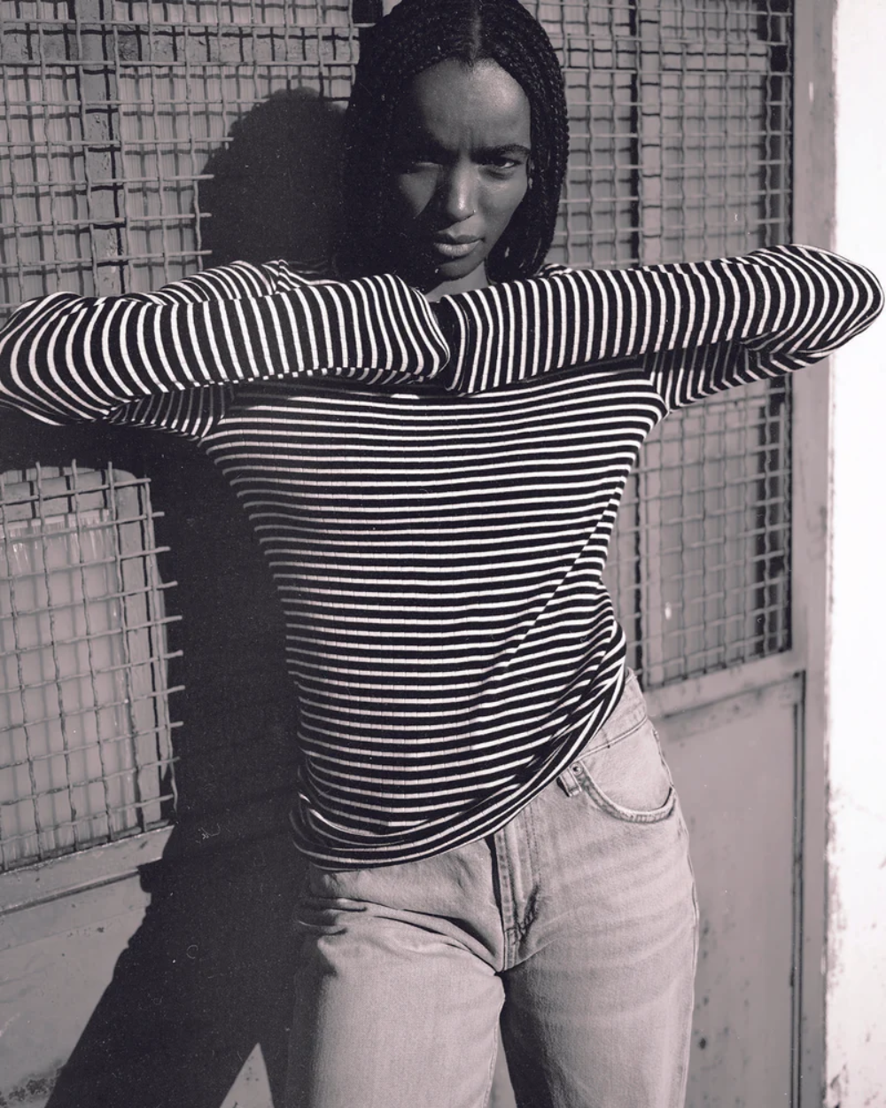 101 Long Sleeve Fine Stripes