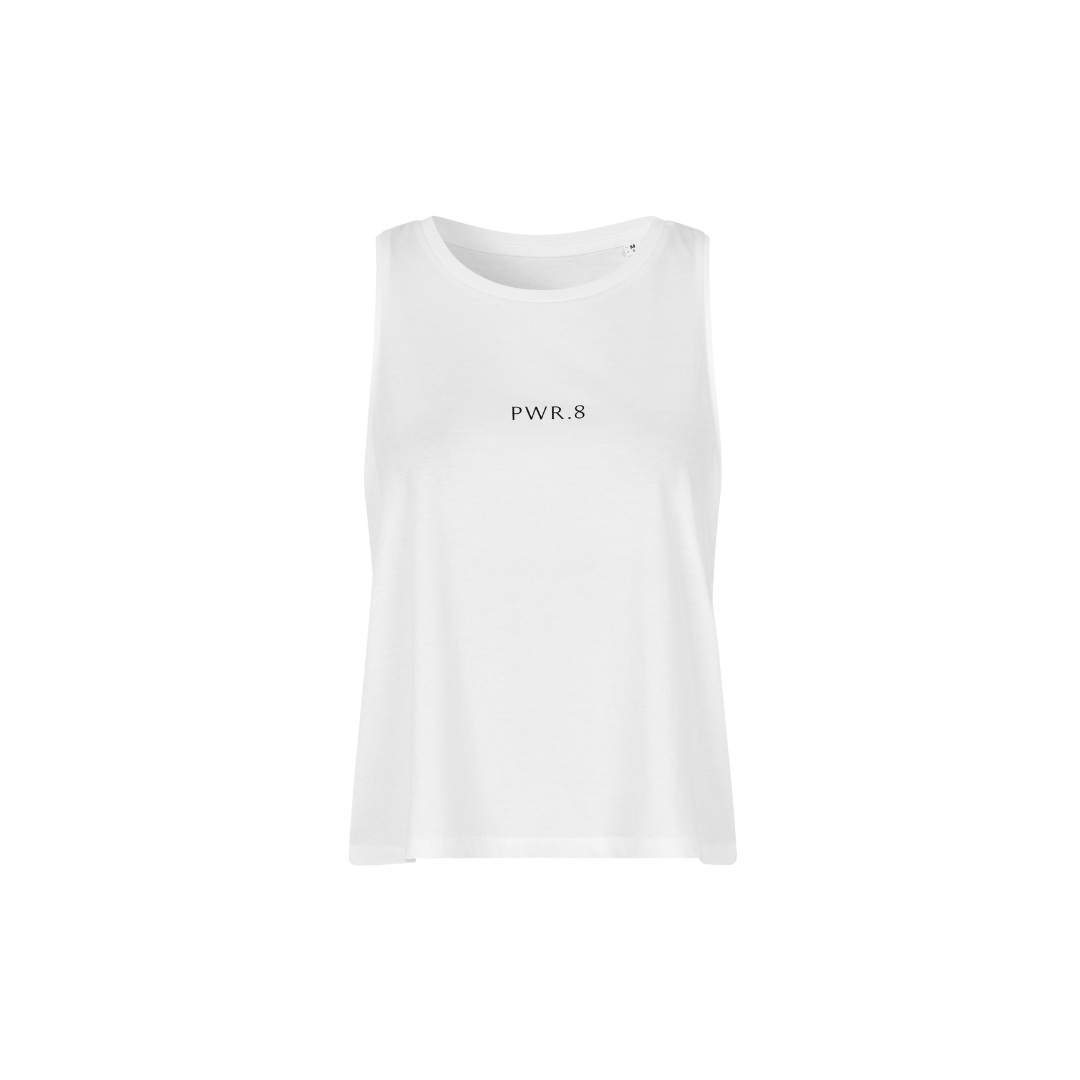 PWR.8 Tank Top White