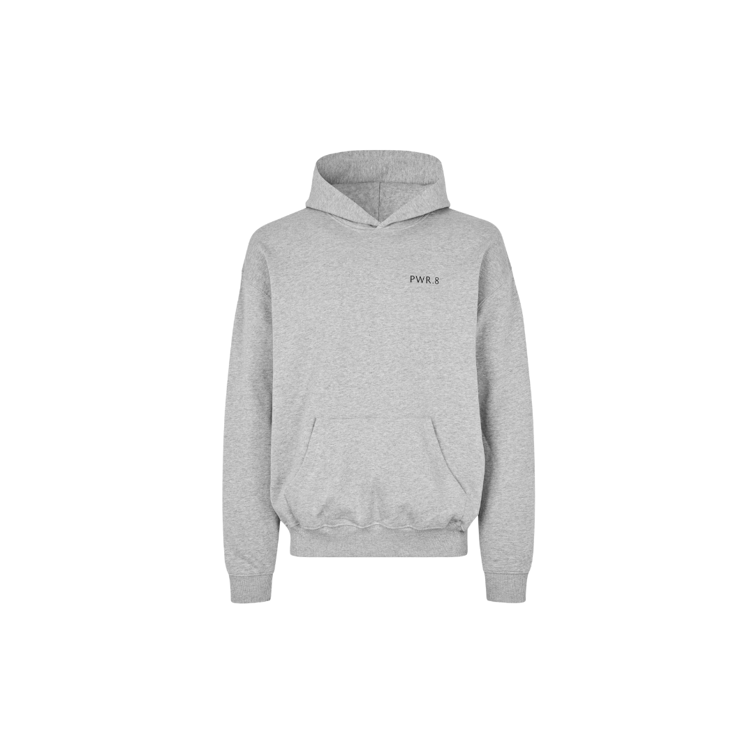 PWR.8 Hoodie Heather Grey
