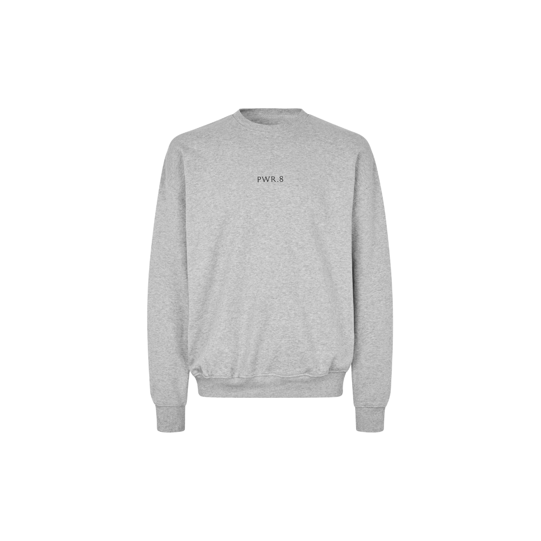 PWR.8 Sweatshirt Heather Grey