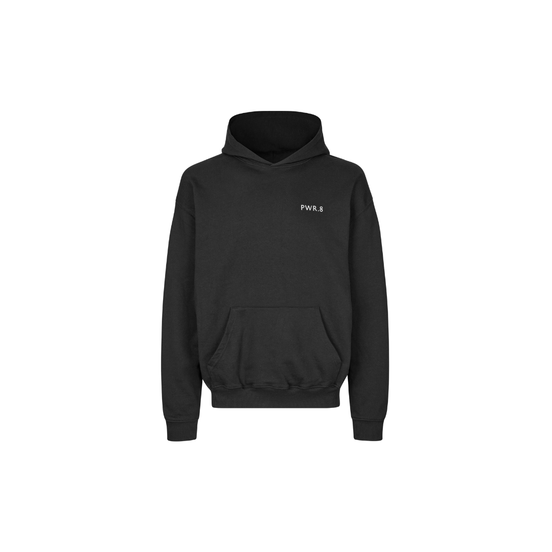 PWR.8 Hoodie Black