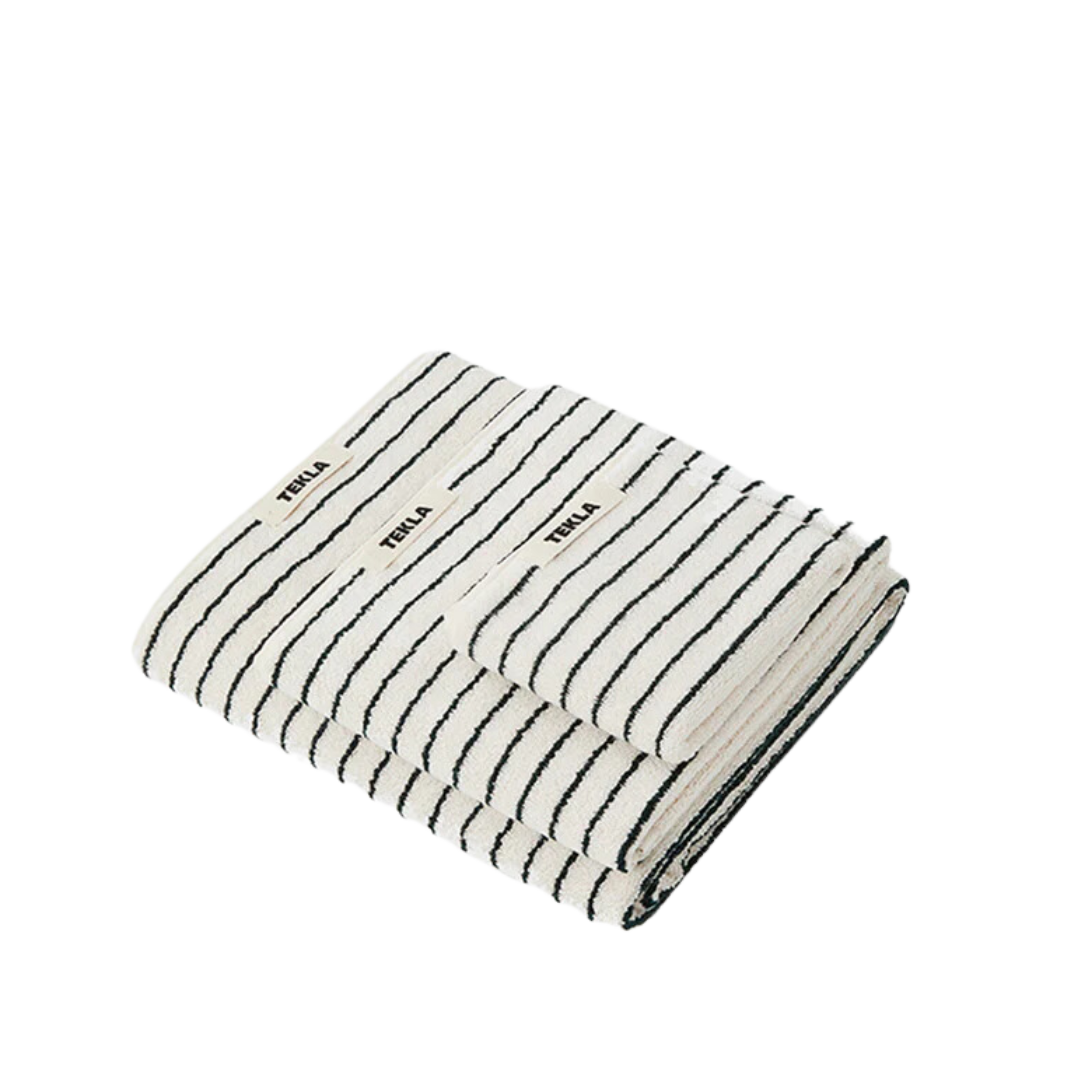 Hand Towel - Racing Green Stripes